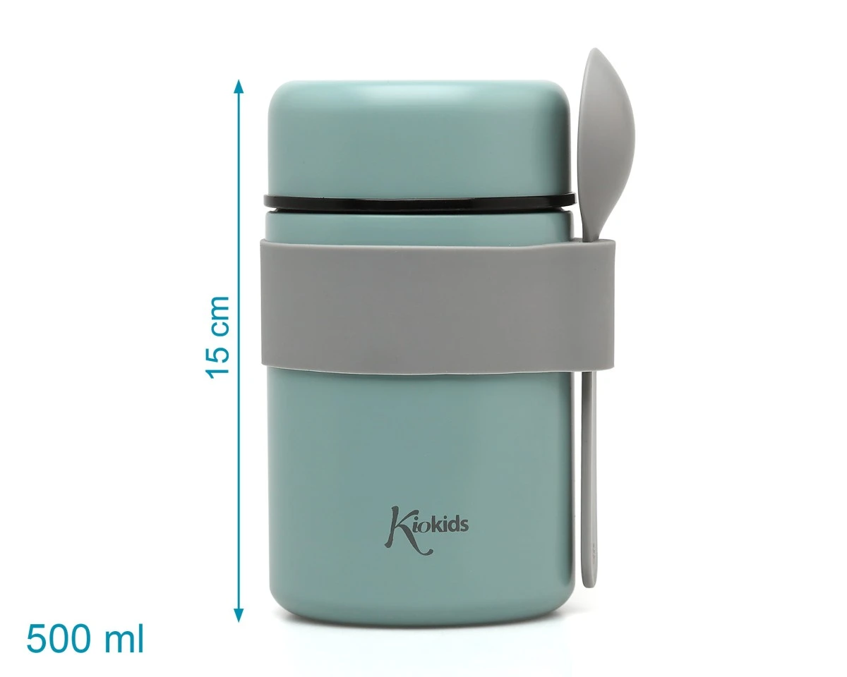 Termo para Sólidos 500 ml Sage Acero Inoxidable con Cuchara  Kiokids